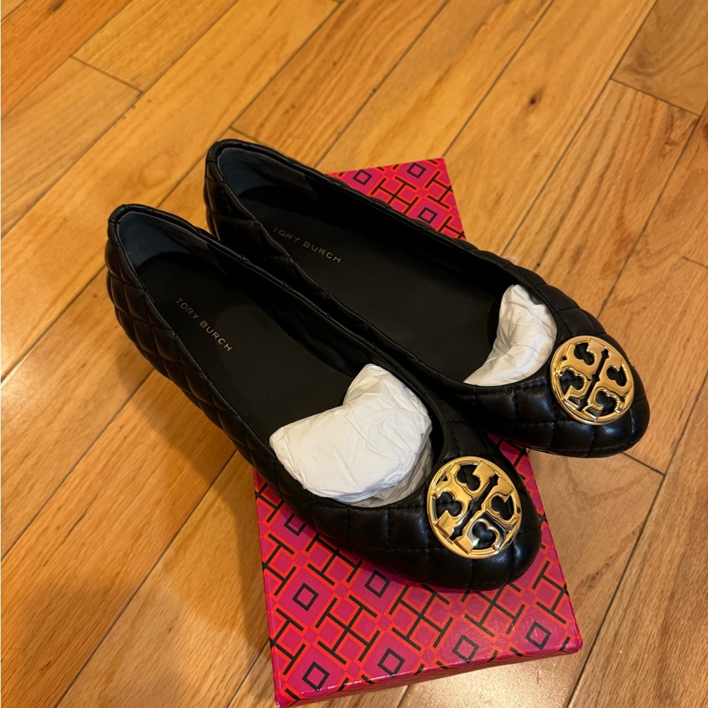 TORY BURCH
Chelsea Quilted Leather Ballet Flat In Black